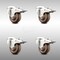 Service Caster 3 Inch 316SS High Temp Glass Filled Nylon Bolt Hole Caster Set with Lock Brake SCC-SS316BHTTL20S314-GFNSHT-4 - alternate 1